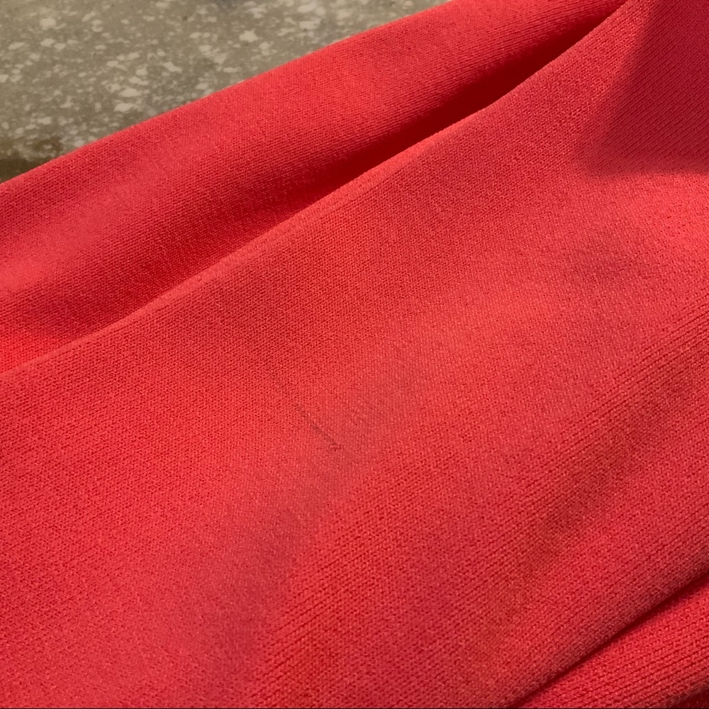 Knit Chic Coral Wood Bead Neckline Blazer Top Sz L - Picture 11 of 12